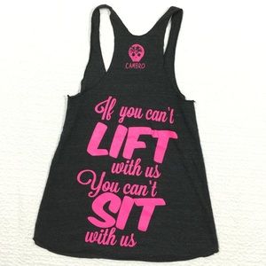 Cambro Crossfit Strong Girl Tank Top